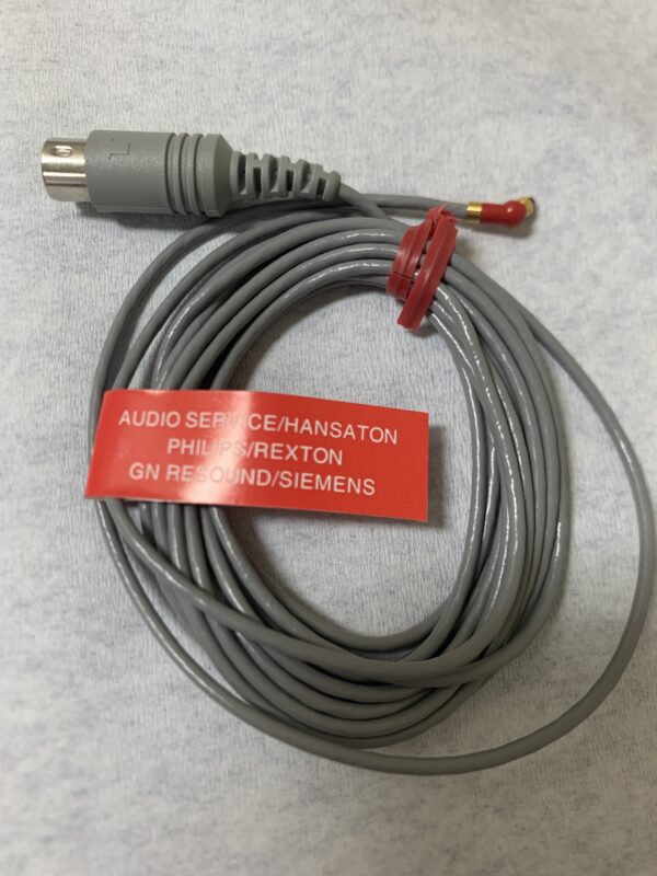 cable adaptador para calibrar audifonos