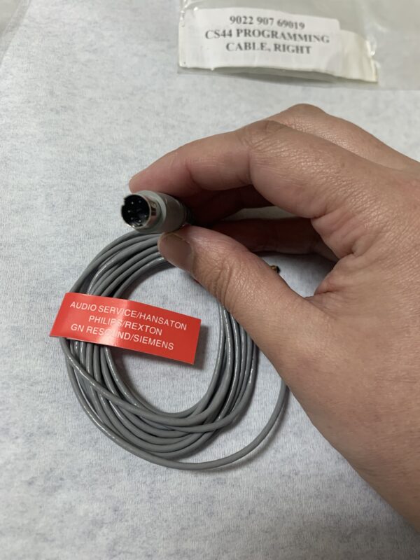 Cable adaptador Beltone, Rexton, Siemens rojo - Imagen 3