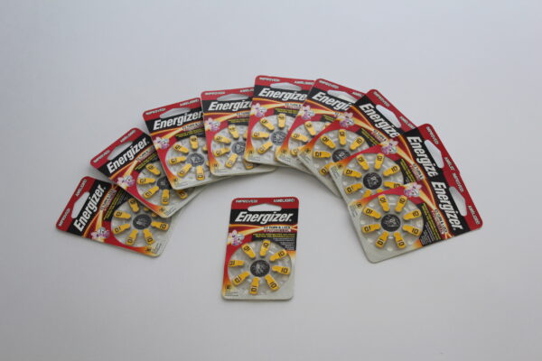 80 pilas Auditivas Energizer N°10
